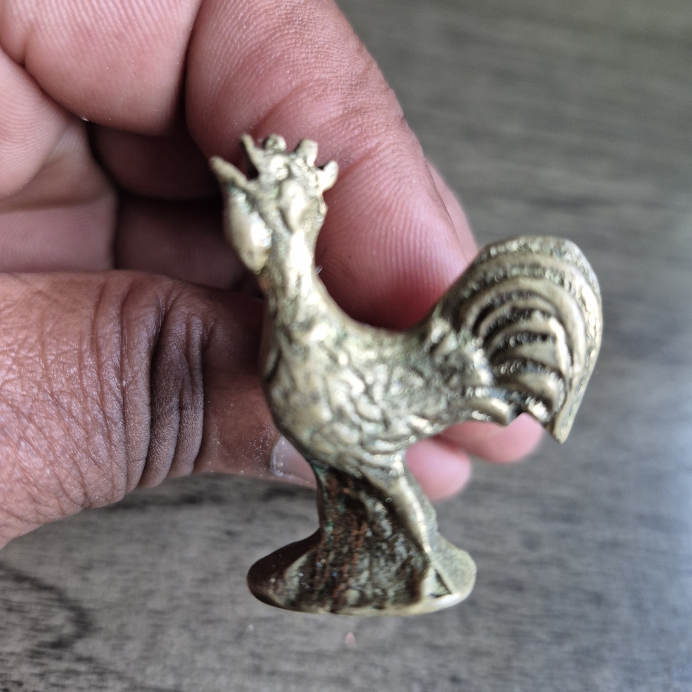 Rooster Cabinet Knobs Set Of 5 Rustic Metal Farmhouse Drawer Pulls/Handles - Picture 6 of 6